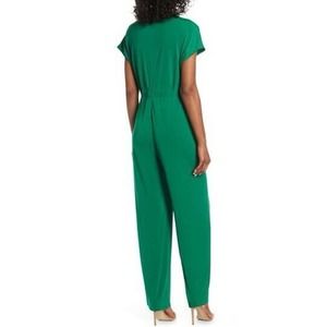 vince camuto cinched waist jumpsuit